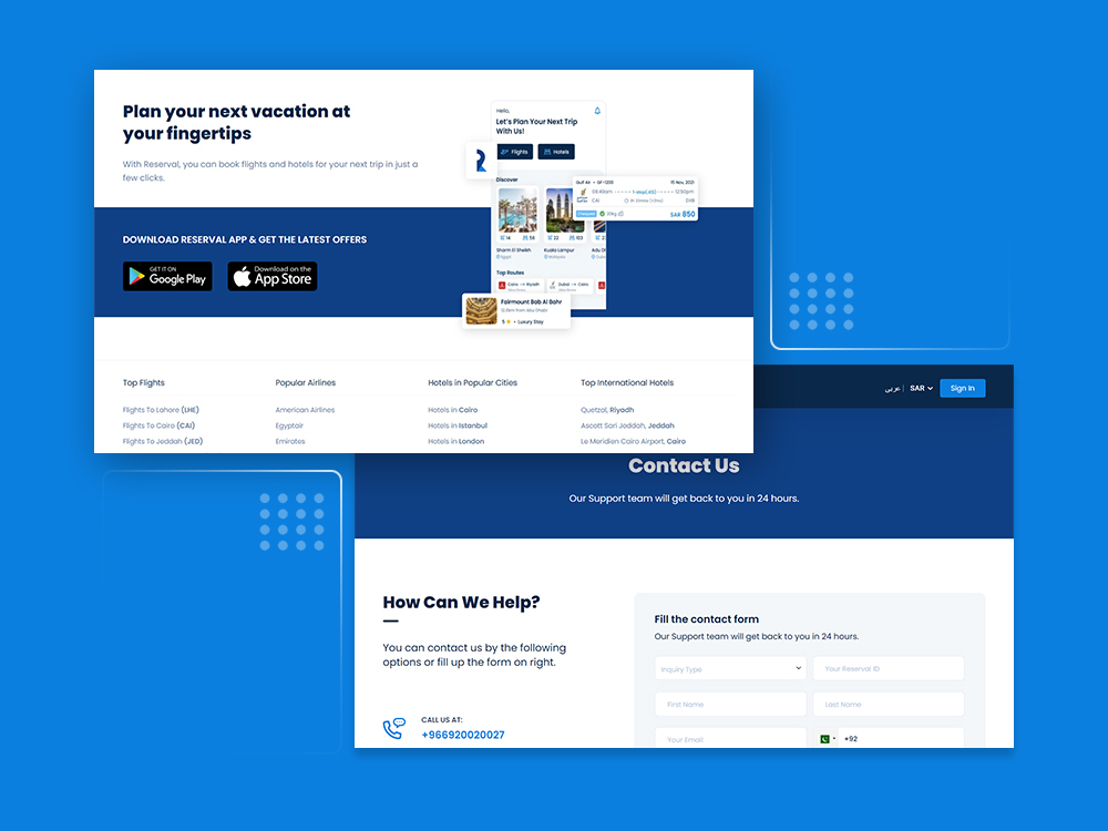 reserval-webpages